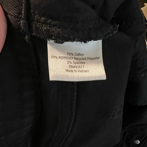 St. John's Bay Black Straight Leg Mom Jeans 90s Style - Picture 5 of 5